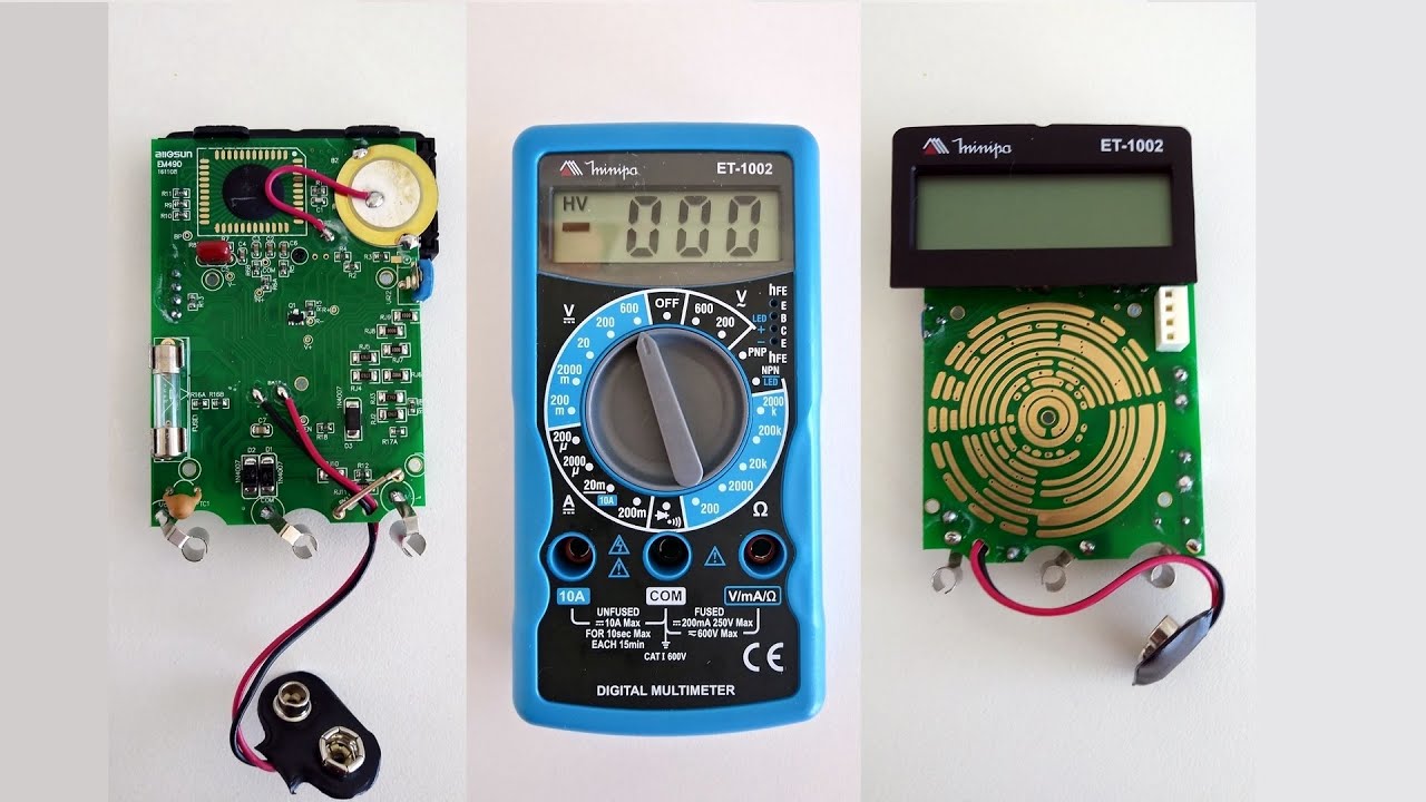 Multímetro digital Minipa ET-1002 - Unboxing, testes e desmontado (unboxing radical)