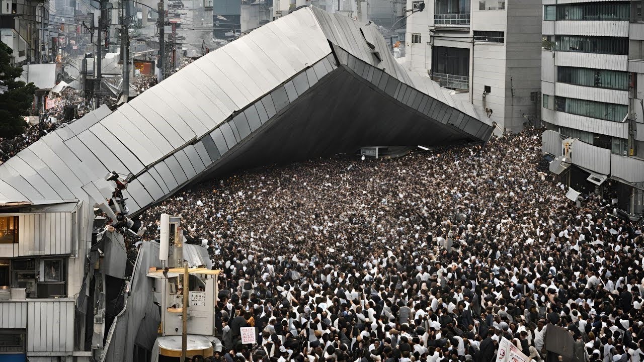 قبل ثواني من وقوع الكارثة.. مشاهد حقيقية أثارت صدمة الملايين حول العالم!