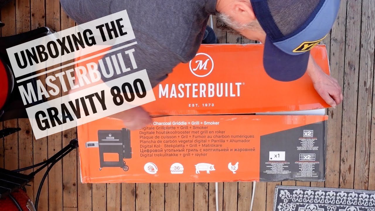 Unboxing the Masterbuilt gravity 800