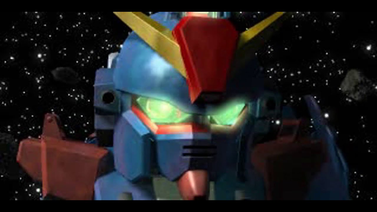 ps1 sd gundam g generation cutscene. Both gundam use exam system