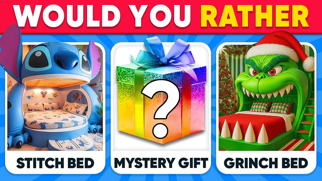 Would You Rather...? Mystery Christmas Gift Edition 🎁🎄✨ Daily Quiz