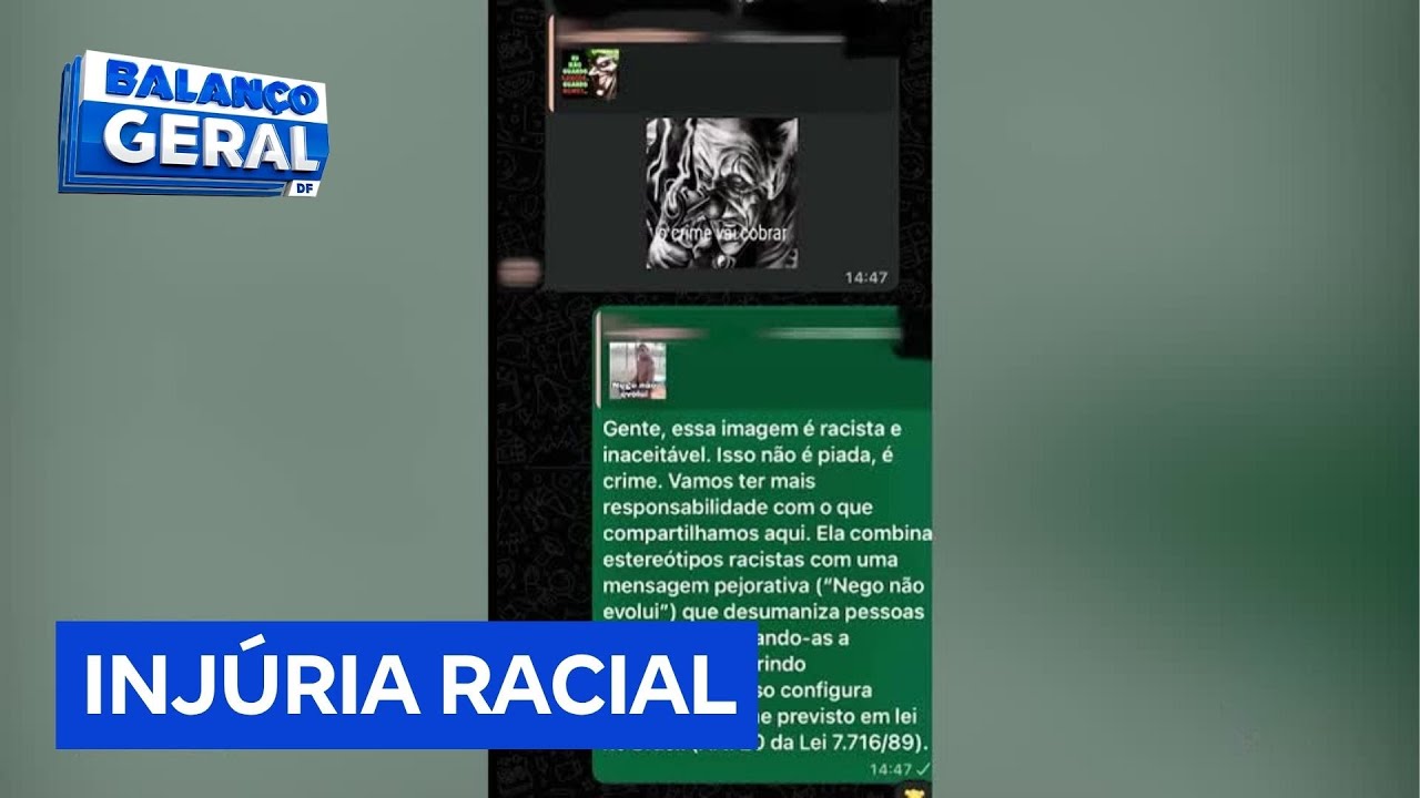 Estudante de faculdade em Taguatinga (DF) denuncia racismo em grupo de mensagens | Balanço Geral DF