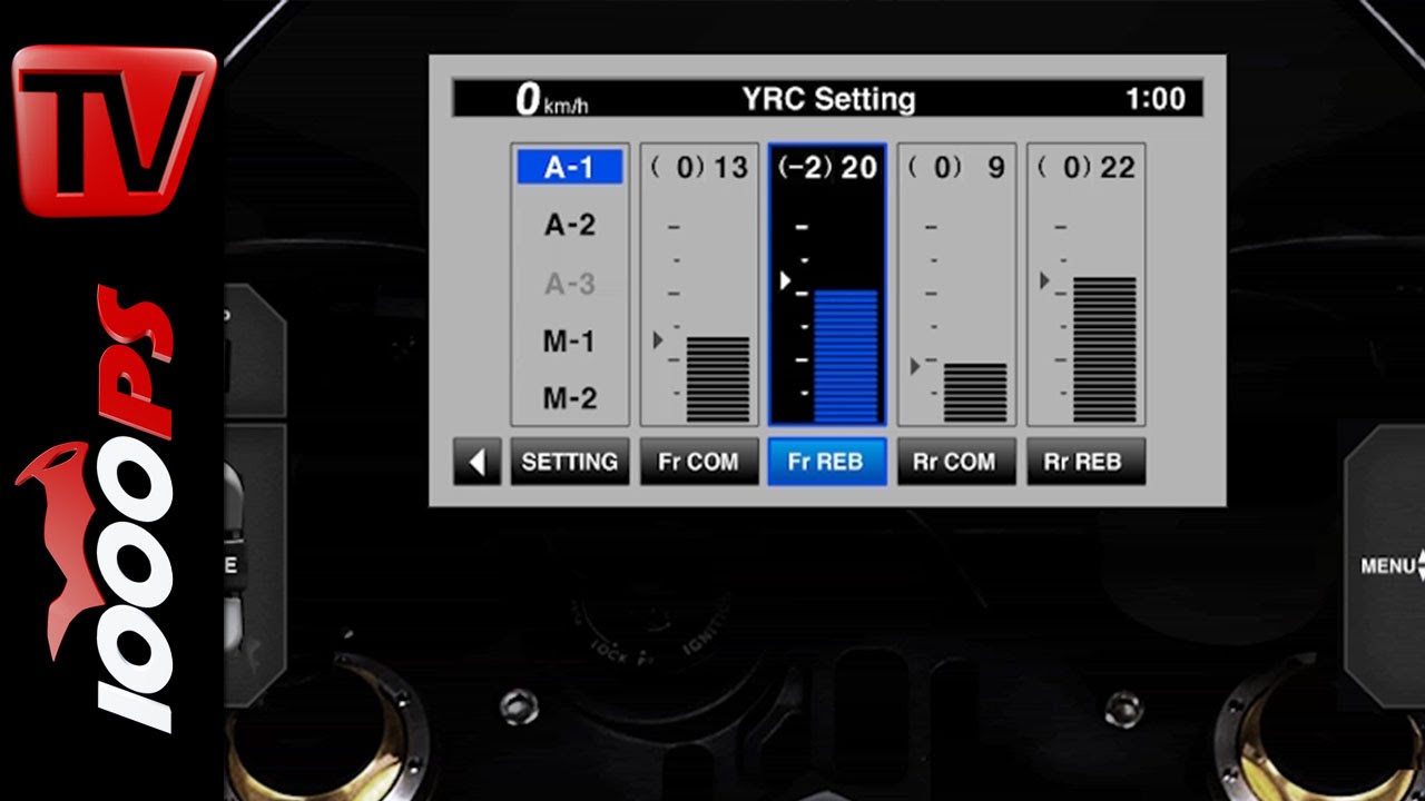 2015 | Yamaha YZF- R1 | Elektronische Features im Detail - Menüführung - Bedienung