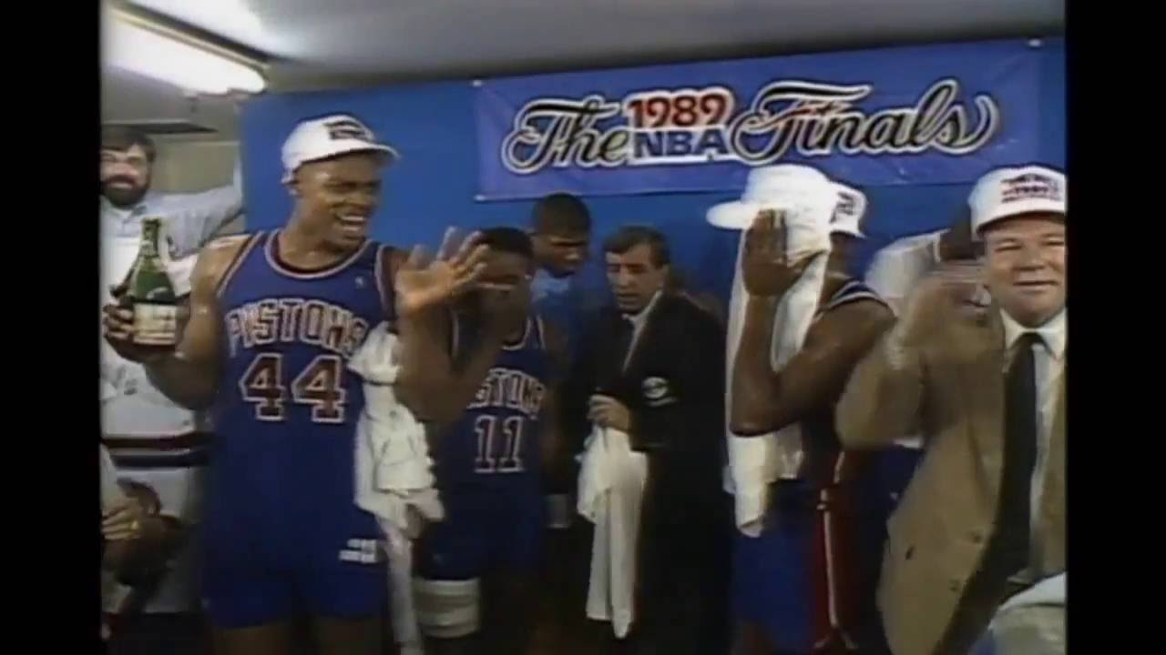 Detroit Pistons - 1989 NBA Championship Celebration