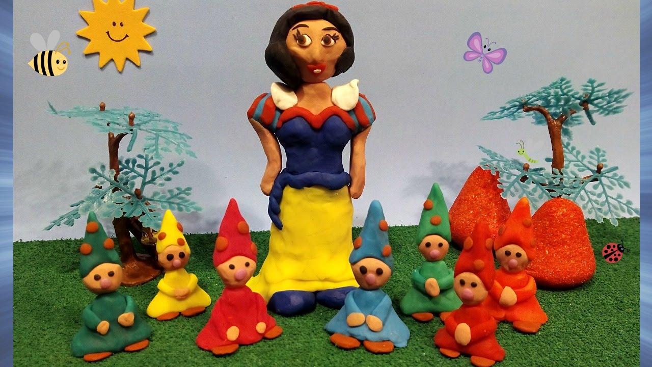 BLANCANIEVES Y LOS SIETE ENANITOS / Cuentos Infantiles/ Disney/ Plastilina