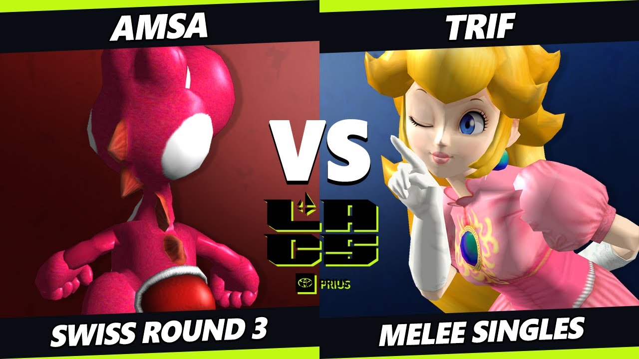 LACS 5 - aMSa (Yoshi) Vs. Trif (Peach) Smash Melee - SSBM