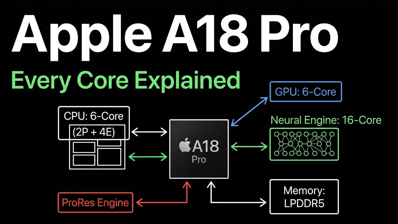 Архитектура чипа Apple A18 Pro &mdash; это нечто невероятное!