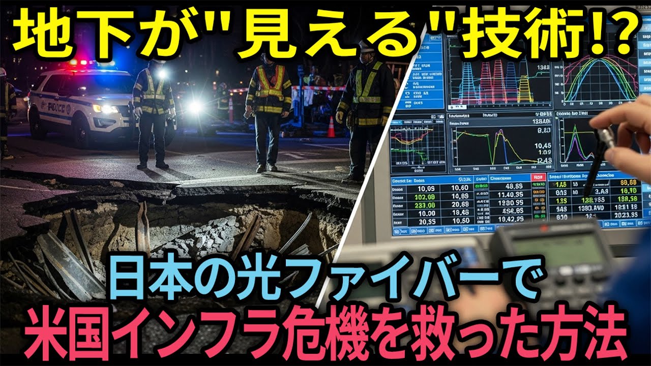 【海外の反応】「日本の技術は常識を破壊する   」NY市技術者の一言で米国インフラ業界が完全沈黙   世界が隠し続けた光ファイバーの恐ろしい真実とは？【日本称賛】