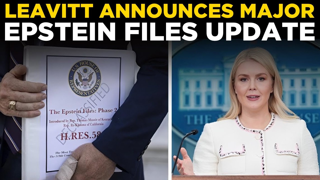 Karoline LIVE | Leavitt Announces New Epstein File Details | Washington Officials in Shock! |US NEWS