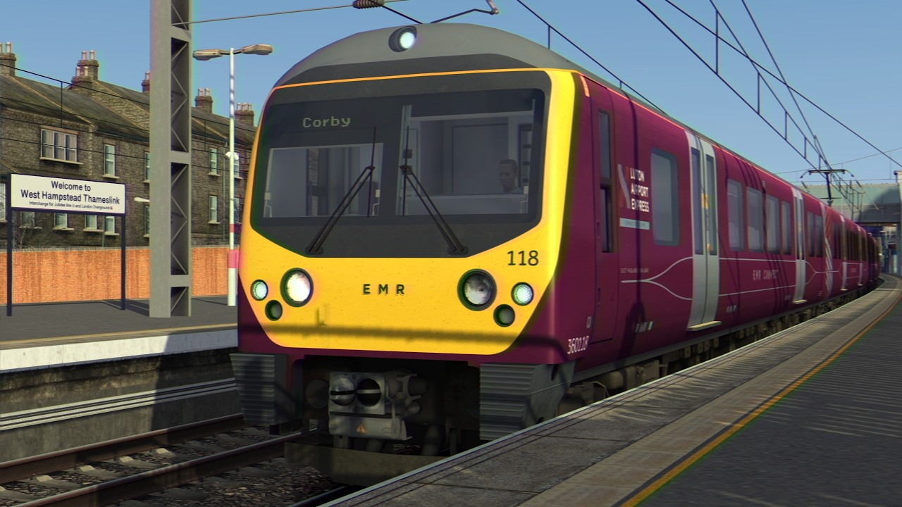 Train Simulator | Class 360 (Improvement Patch) | 1Y23 15:14 London St Pancras International - Corby