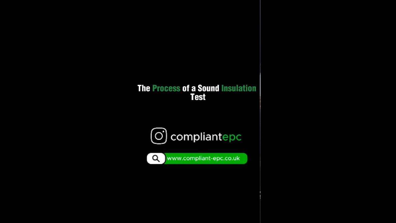 The process of a sound insulation test