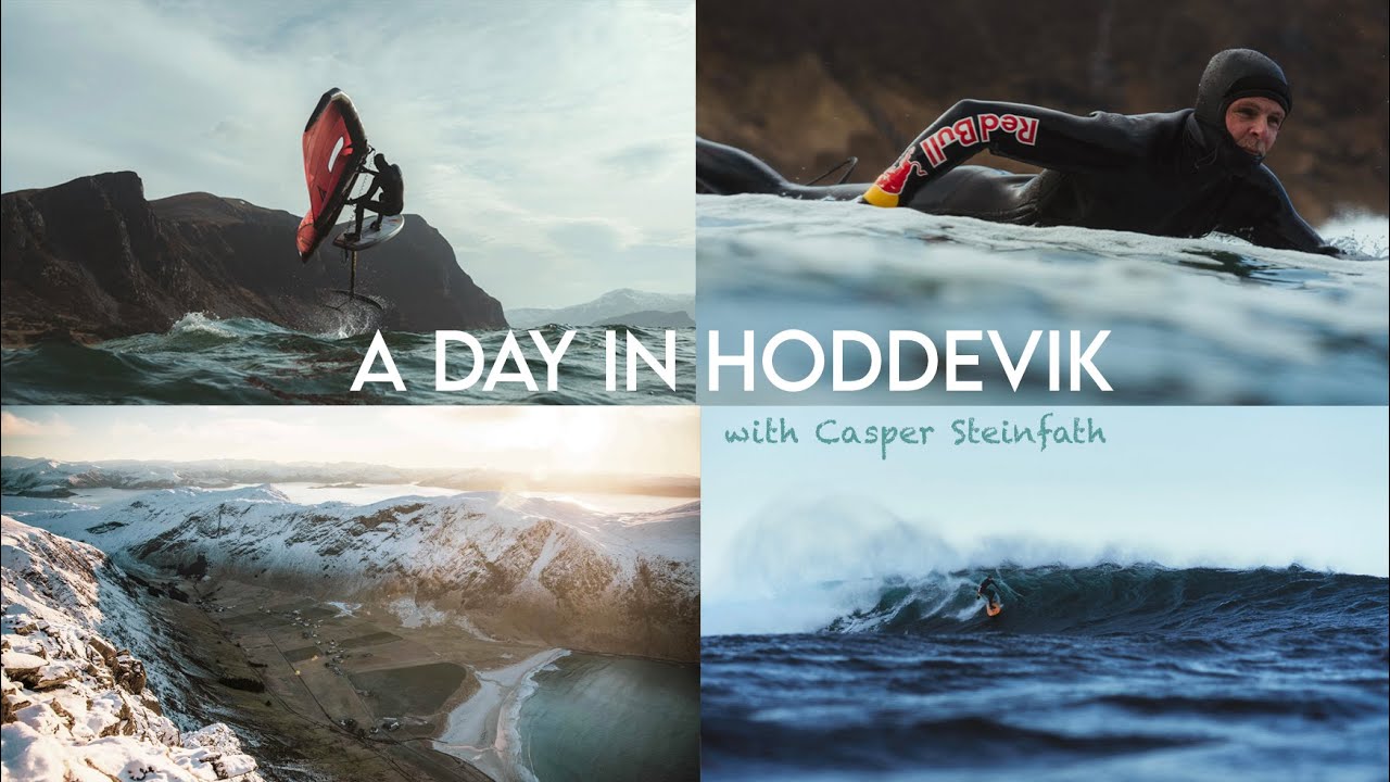 Chasing waves in the North - A day in the life Hoddevik, Norway