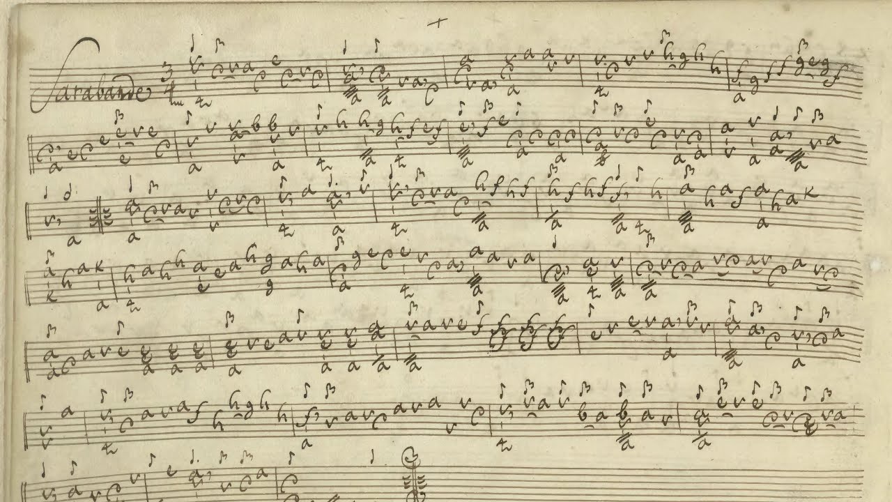 S. L. Weiss - Sarabande in C Major WeissSW 88.4