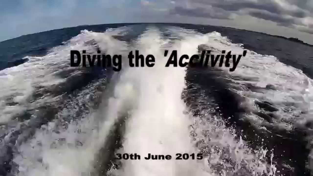 Acclivity, wreck dive Northumberland coast with Ma