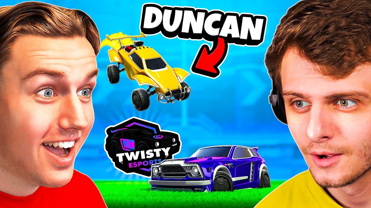 Duncan Doet Een OFFICIËLE TRY-OUT Voor Mijn Rocket League CLAN..