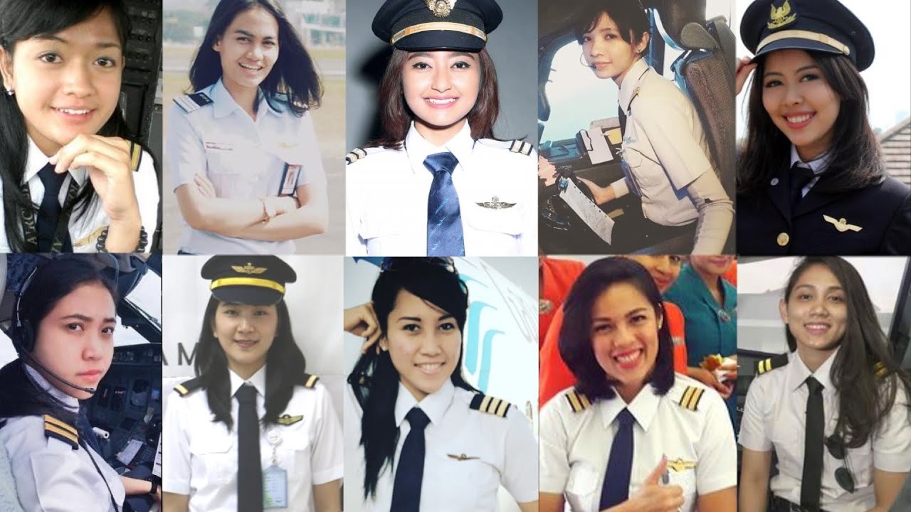 12 PILOT BIDADARI INDONESIA YANG CANTIK MEMIKAT HATI