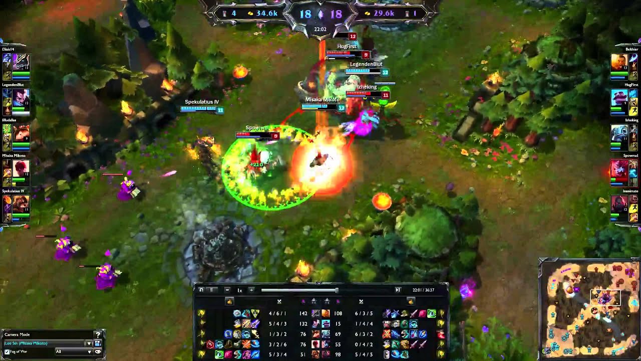 Lee Sin insec kick