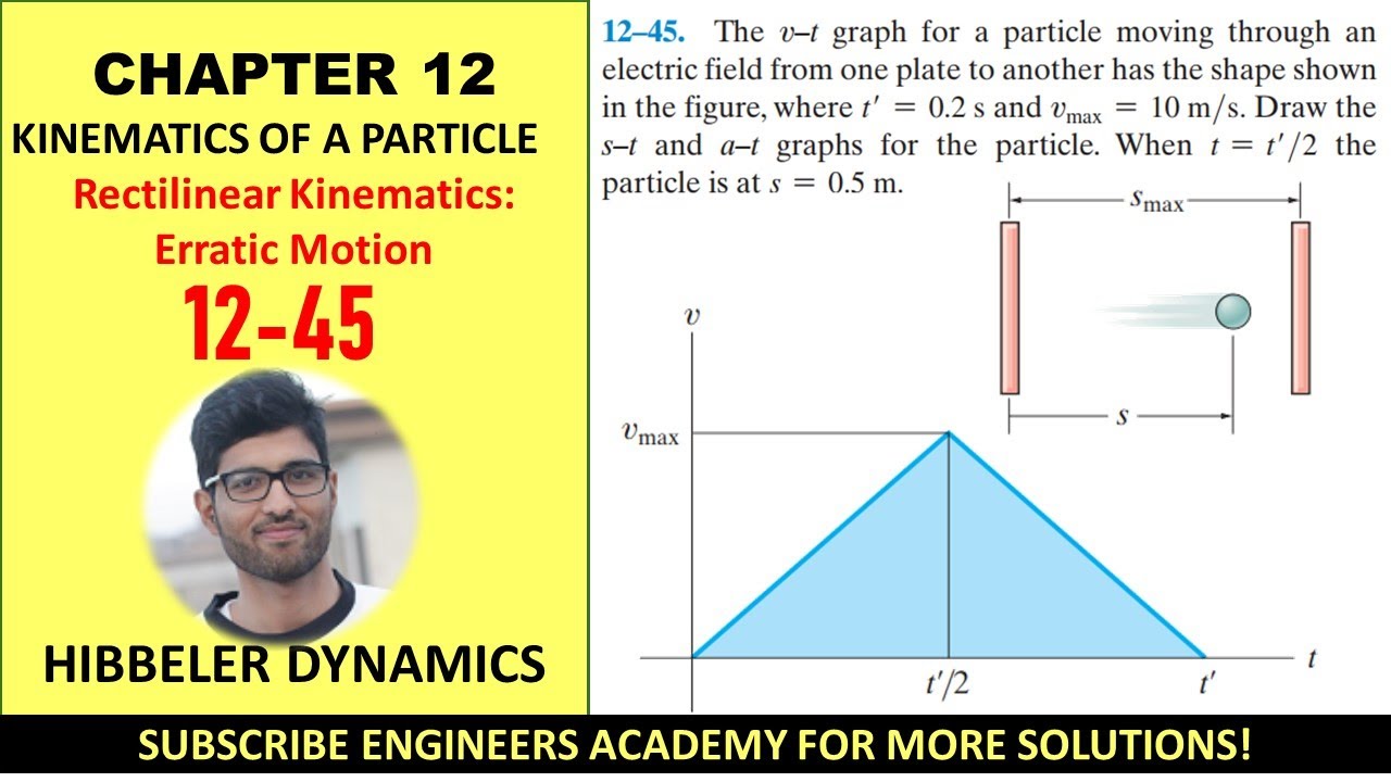 12-45 Rectilinear Kinematics - Erratic Motion (Kinematics of A Particle) ENGINEERS ACADEMY