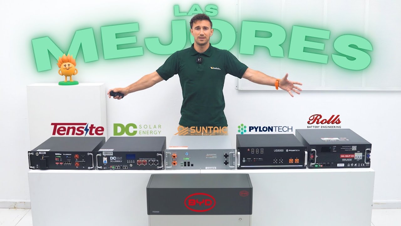 🔋 ¡Comparamos las MEJORES BATERÍAS de litio para Placas Solares 2025!