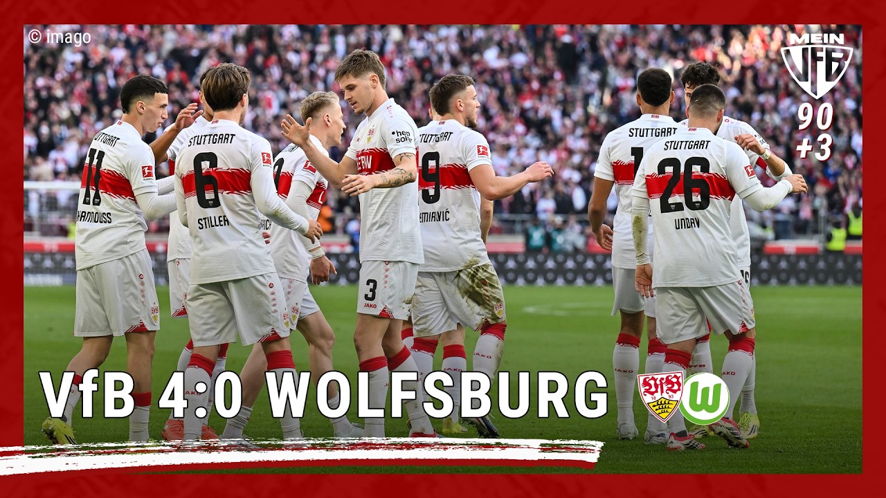 Das kann selbst Nagelsmann nicht ignorieren 🤯| VfB Stuttgart 4:0 VfL Wolfsburg | MeinVfB #90plus3 ⚪🔴