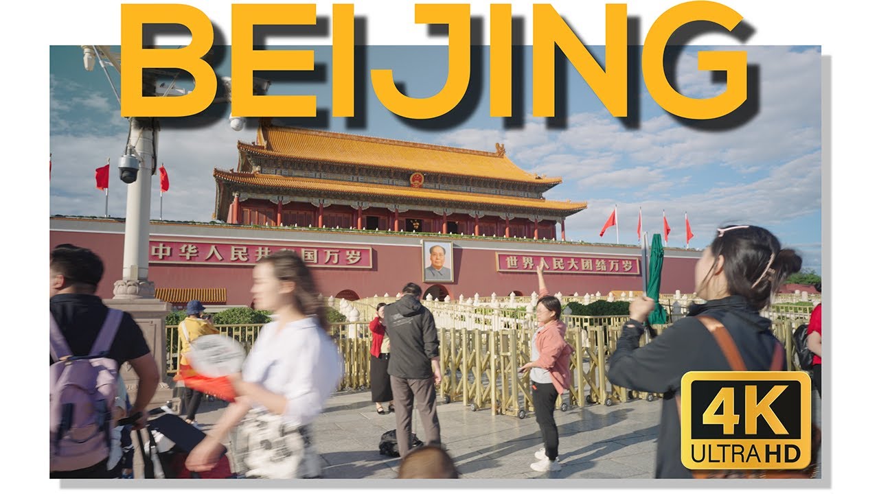 Tiananmen Square & Forbidden City in Autumn | Beijing China in 4K Cinematic