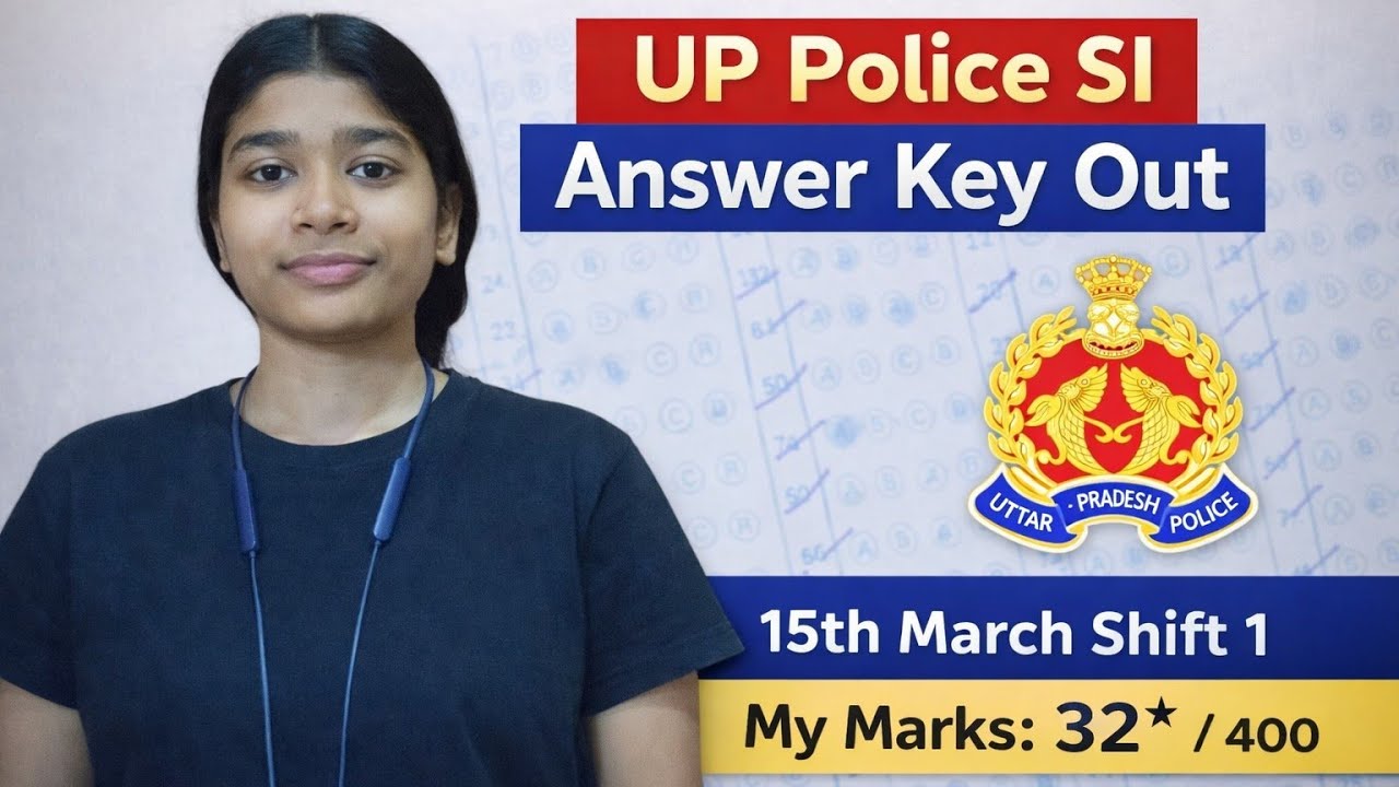 || UP SI Answer key out 👮|| Score - 129* #upsi #police #aspirants #motivation #uppolice