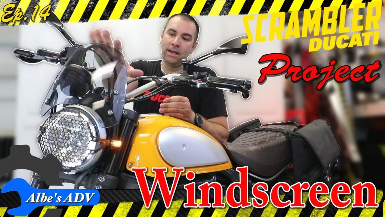 Dart Classic windscreen and micro turn sugnals - Ducati Scrambler Project Ep 14