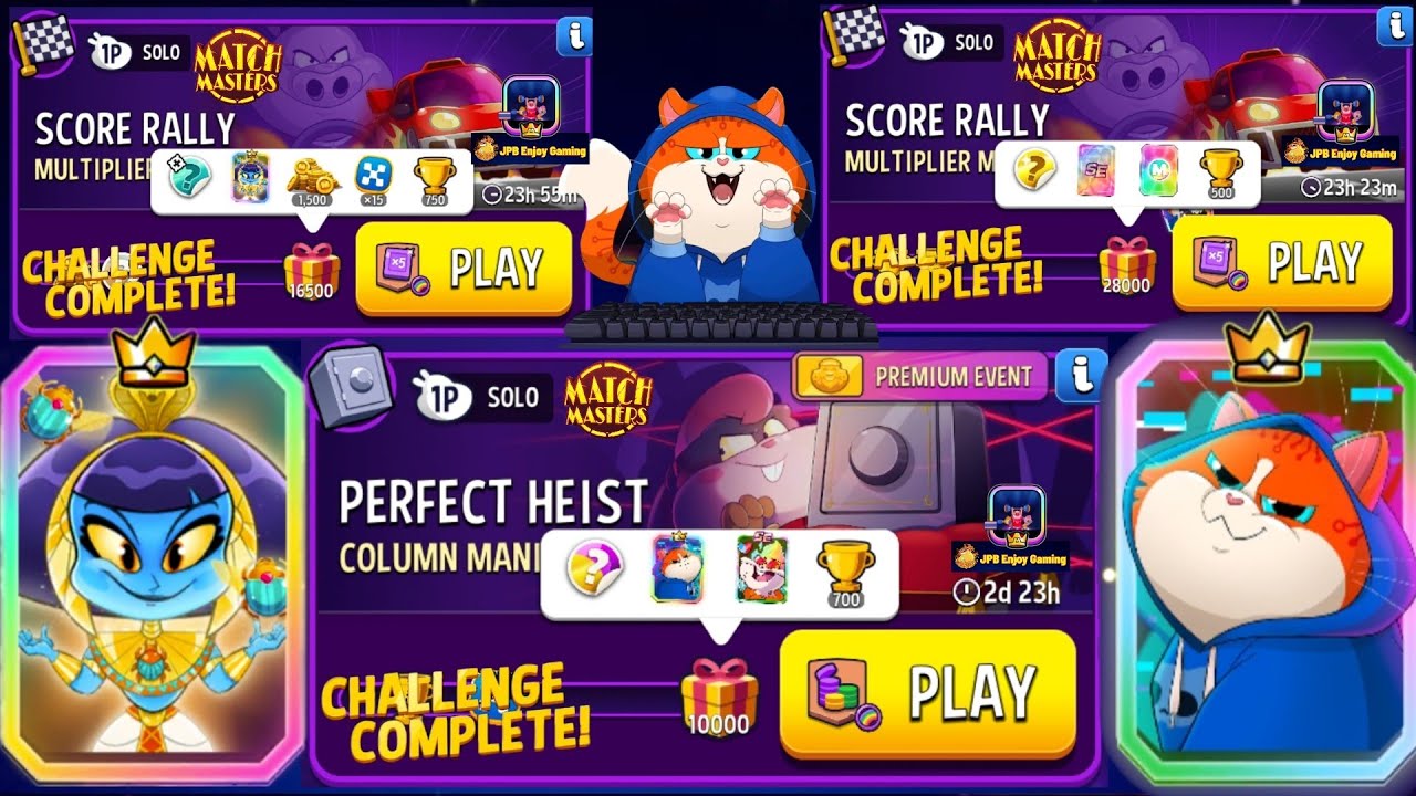 3 Solo/Multiplier Madness+Rainbow 16500/Multiplier Madness+Rainbow 28000/ Column Mania+Rainbow 10000