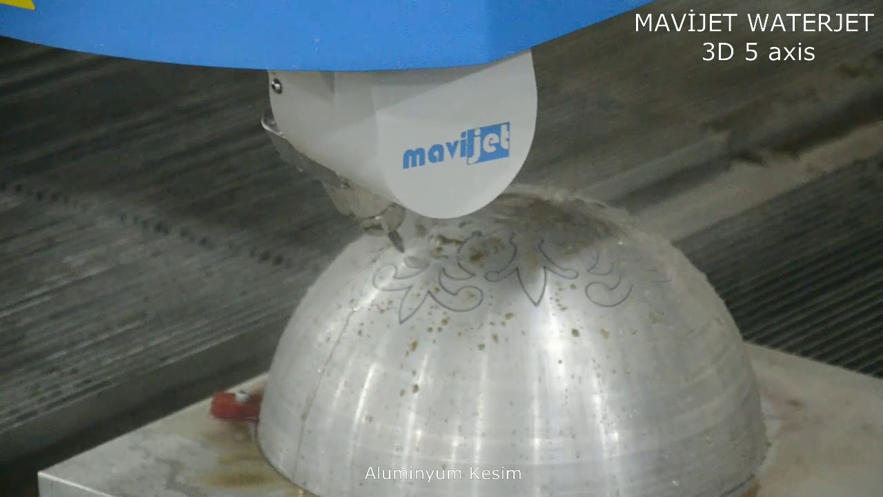 MAVİJET SU JETİ  3D 5 axis Kesim