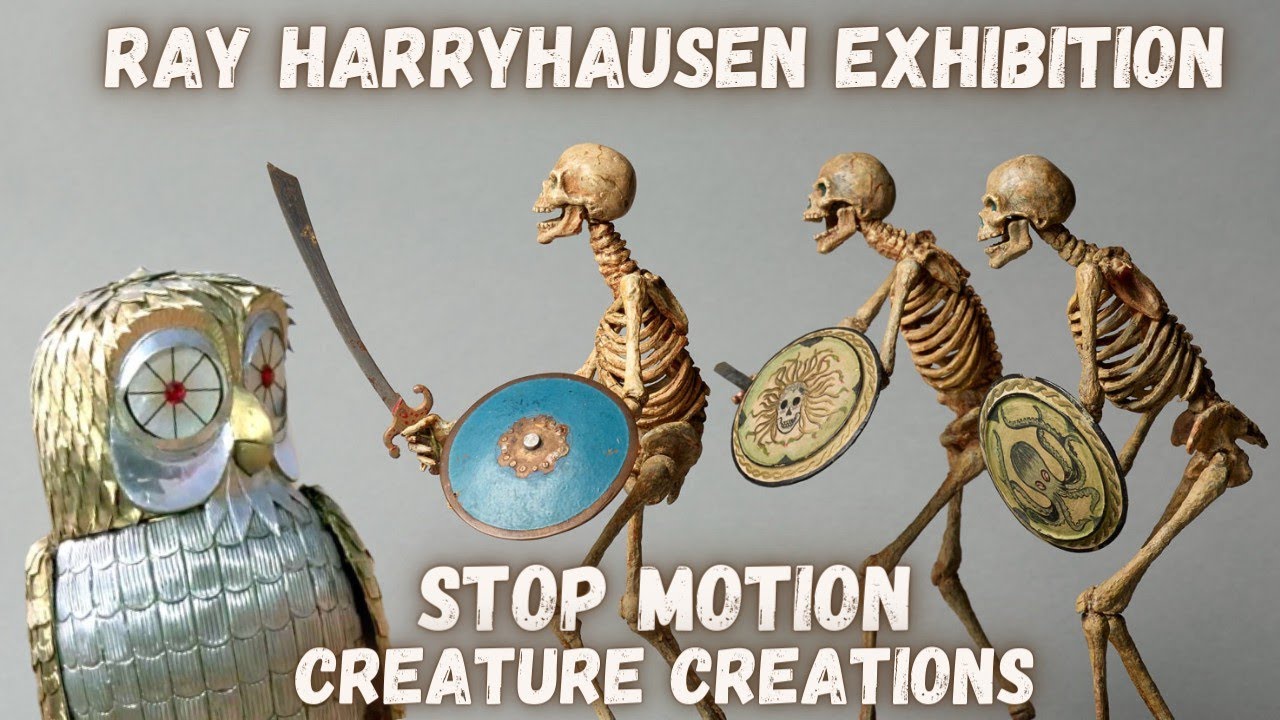 Tribute To Ray Harryhausen - The Exhibition - Model Vs Movie Comparison - Edinburgh