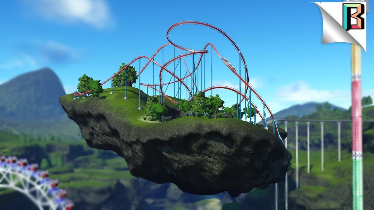 Floating Sky Island Coaster Speed Build! Planet Coaster EP 2