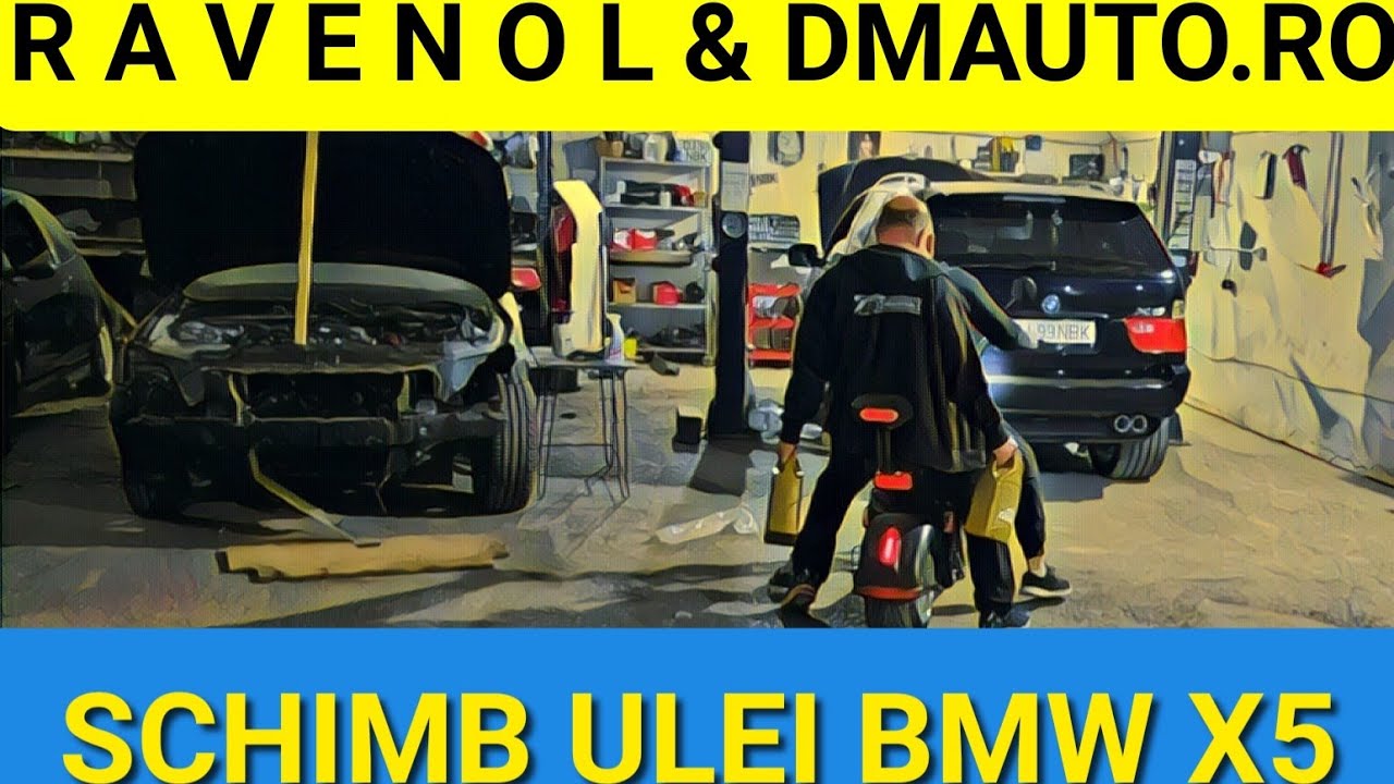 Al doilea schimb de ulei RAVENOL la X5-ul lui Robert Preda și multa caterincă (în limba română)