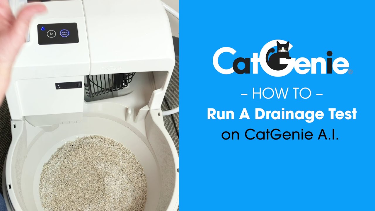 How To Run A Drainage Test on CatGenie A.I.