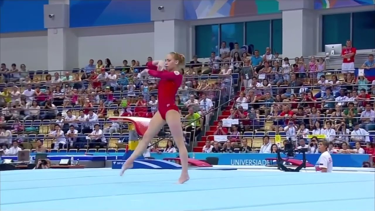 🥇 Ksenia Afanasyeva 🇷🇺 FX EF 14.350 2013 Universiade