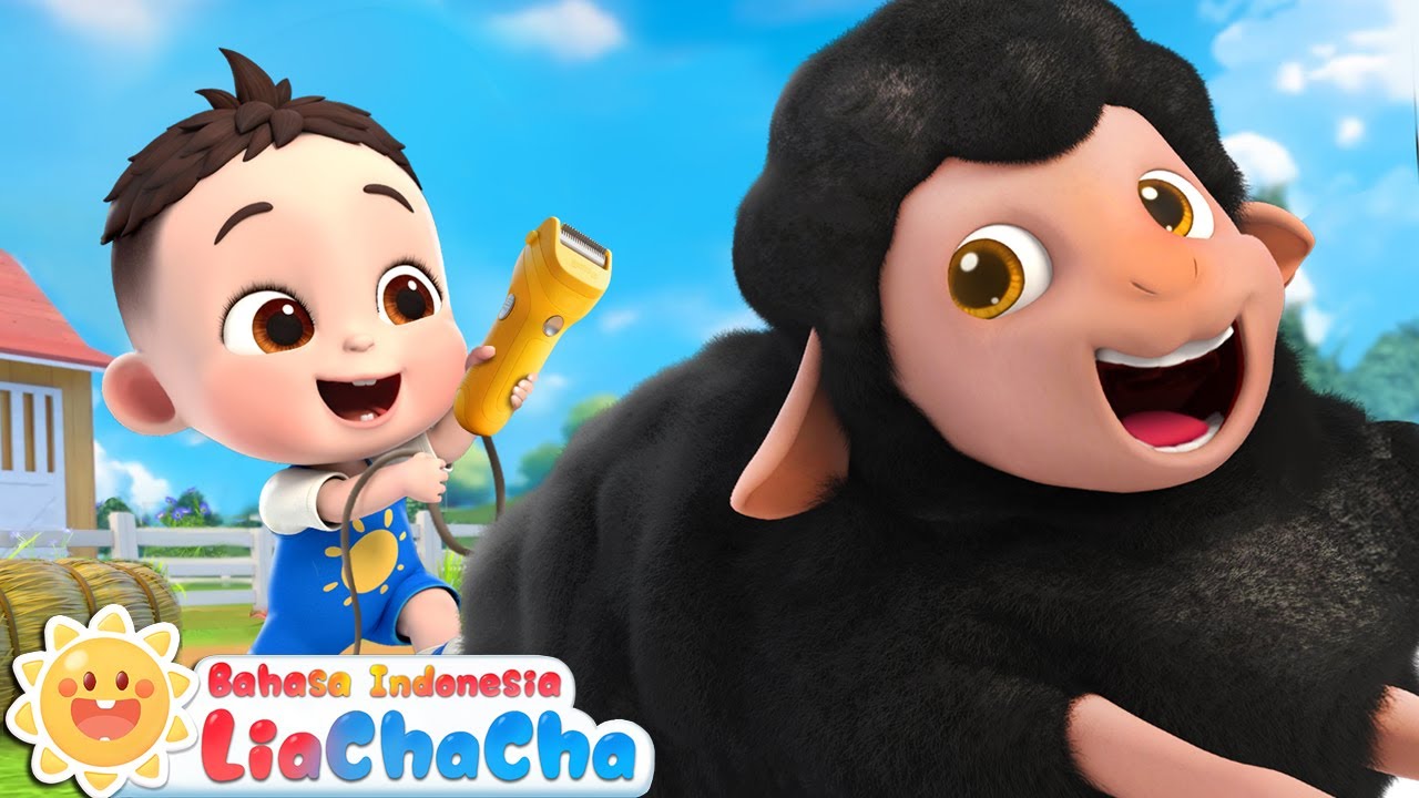 Anak Domba itu Lari | Domba Hitam | Lagu Lucu | Lagu Anak-anak | LiaChaCha Bahasa Indonesia