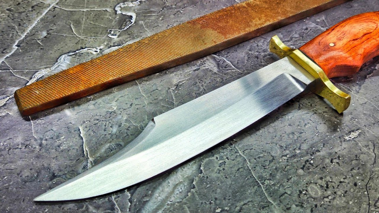 Making a Bowie Knife from An old File