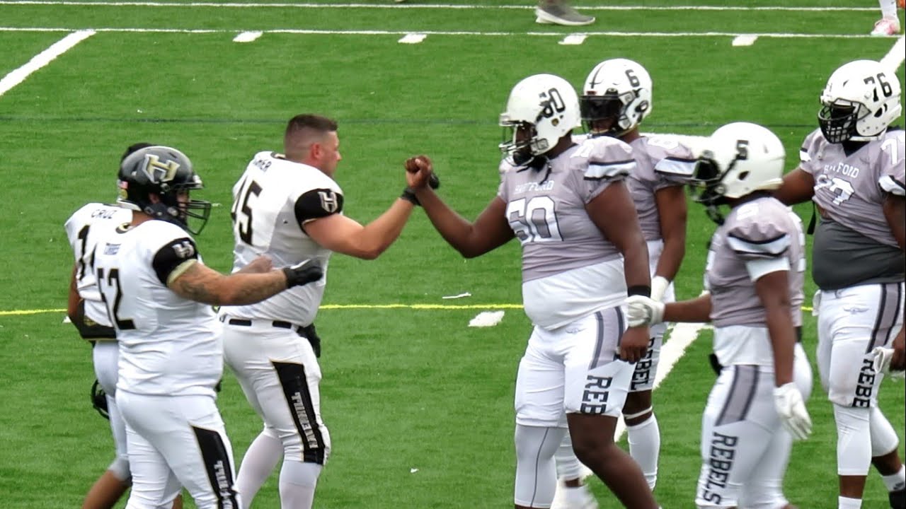 Haverhill Hitmen vs Hartford Rebels - Semi-Pro Football Game - Falcon Field - August 28, 2021