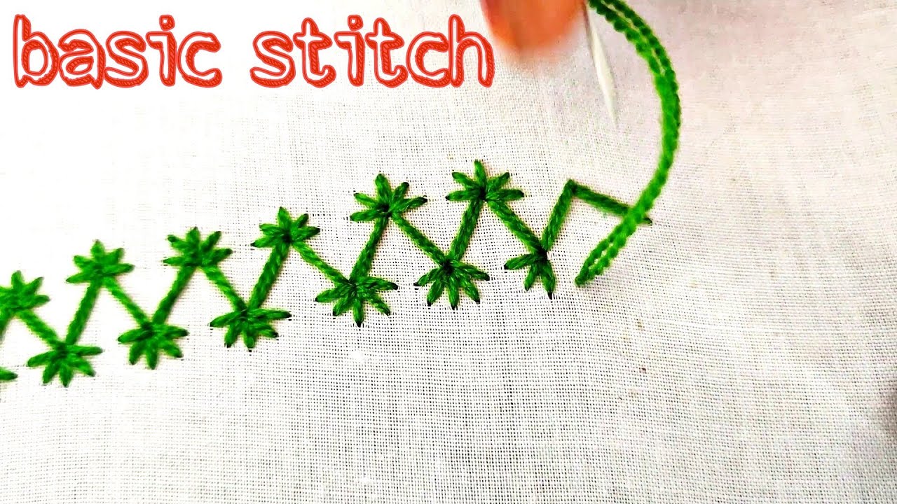 Modified basic stitches || bordados à mão | Sindhi tanka | beginner hand embroidery stitches