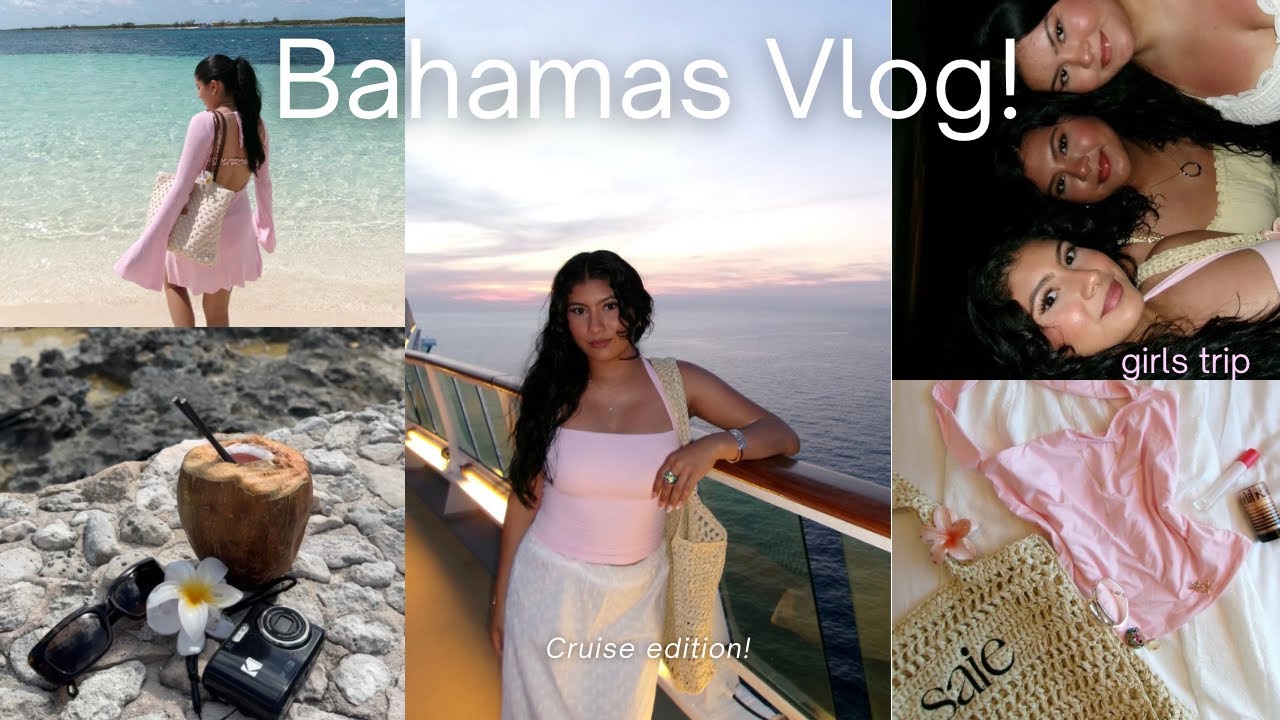 Bahamas Vlog🐚 beach days, summer outfits, sunset cruise