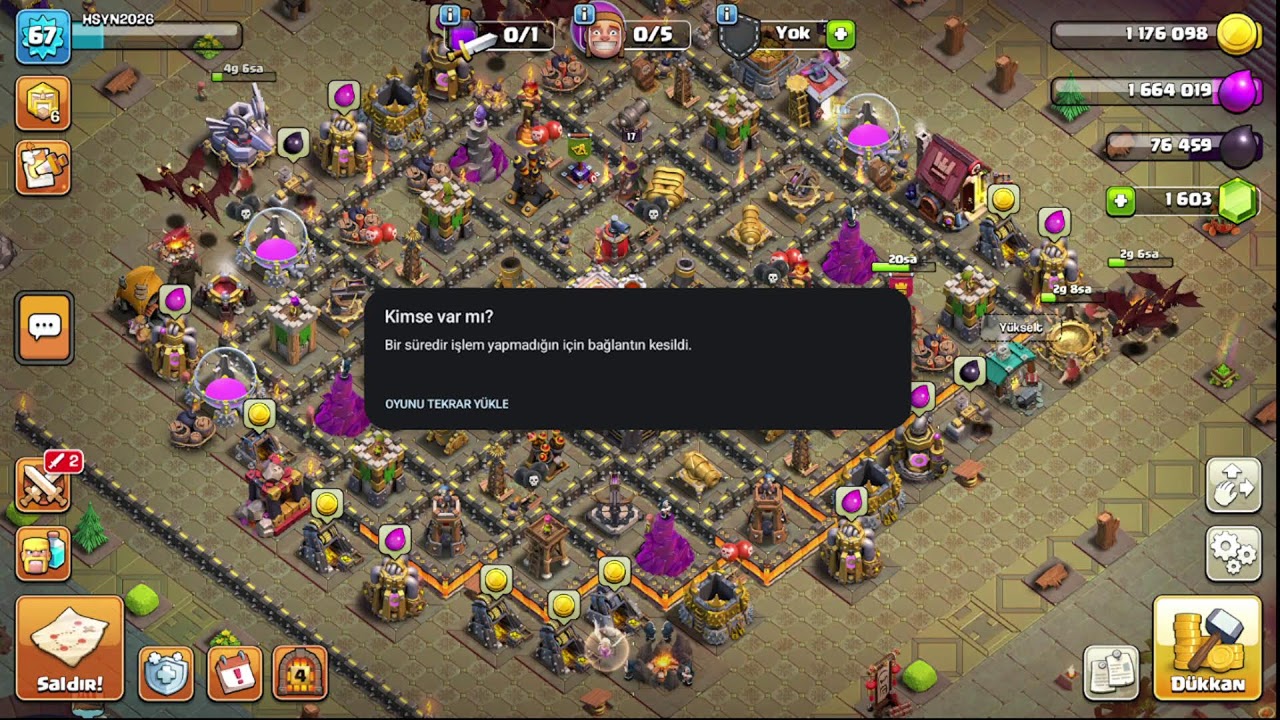 Clash Of Clans Yayındayız...