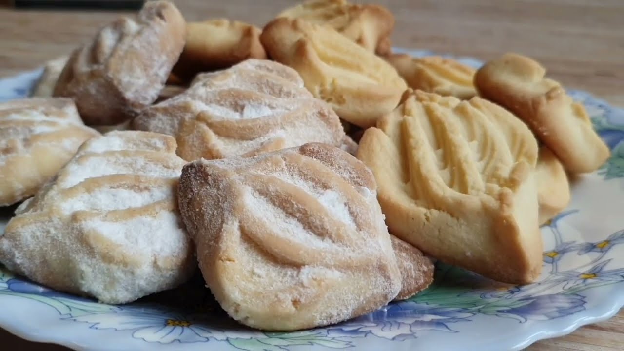 Очень вкусное ванильное печенье | Необычно и красиво😍 Для приготовления понадобится всего 1 вилка!
