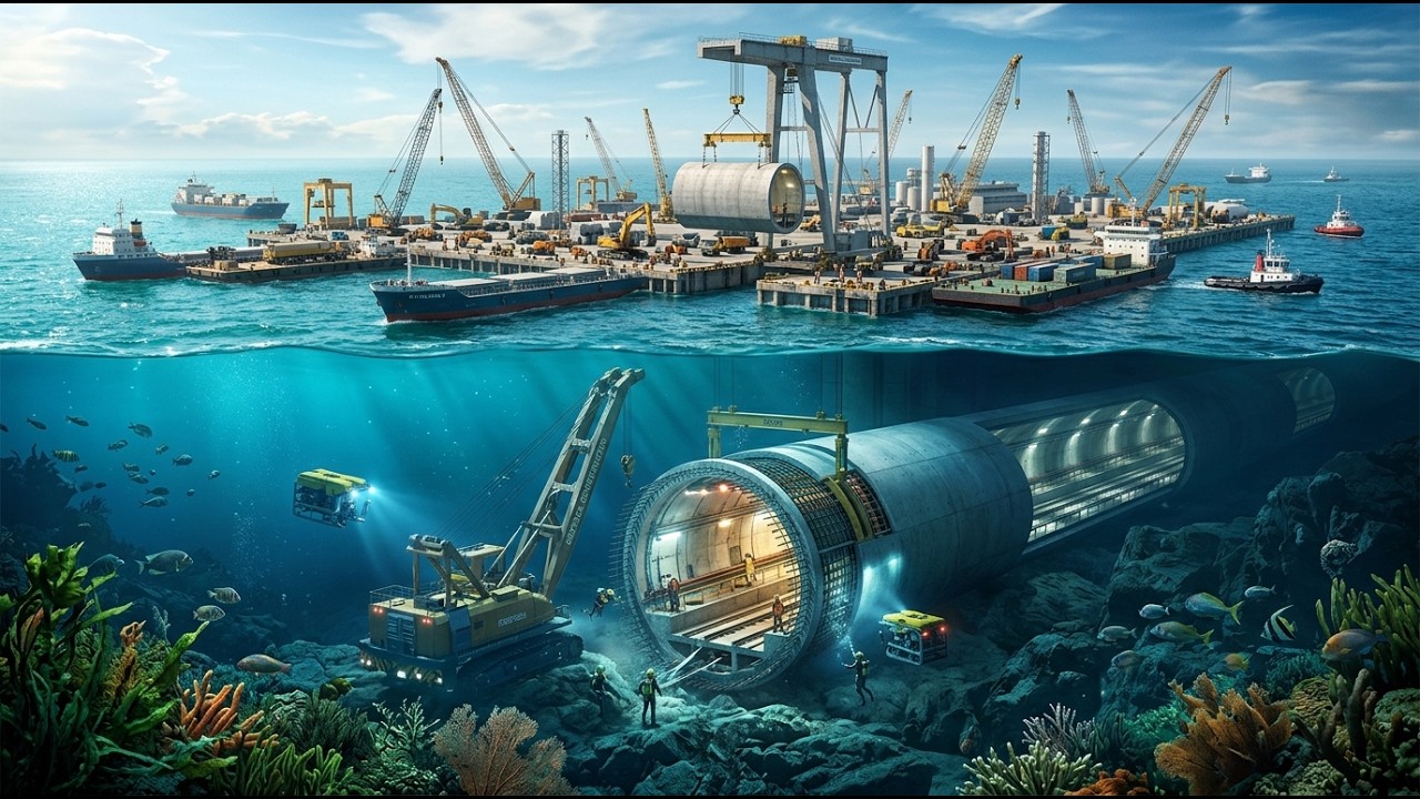 How China Builds MASSIVE Underwater Tunnels! 🚇🌊  Engineering Megaproject