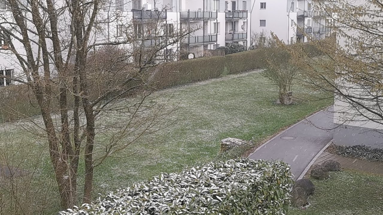 Snowing Again In Switzerland
