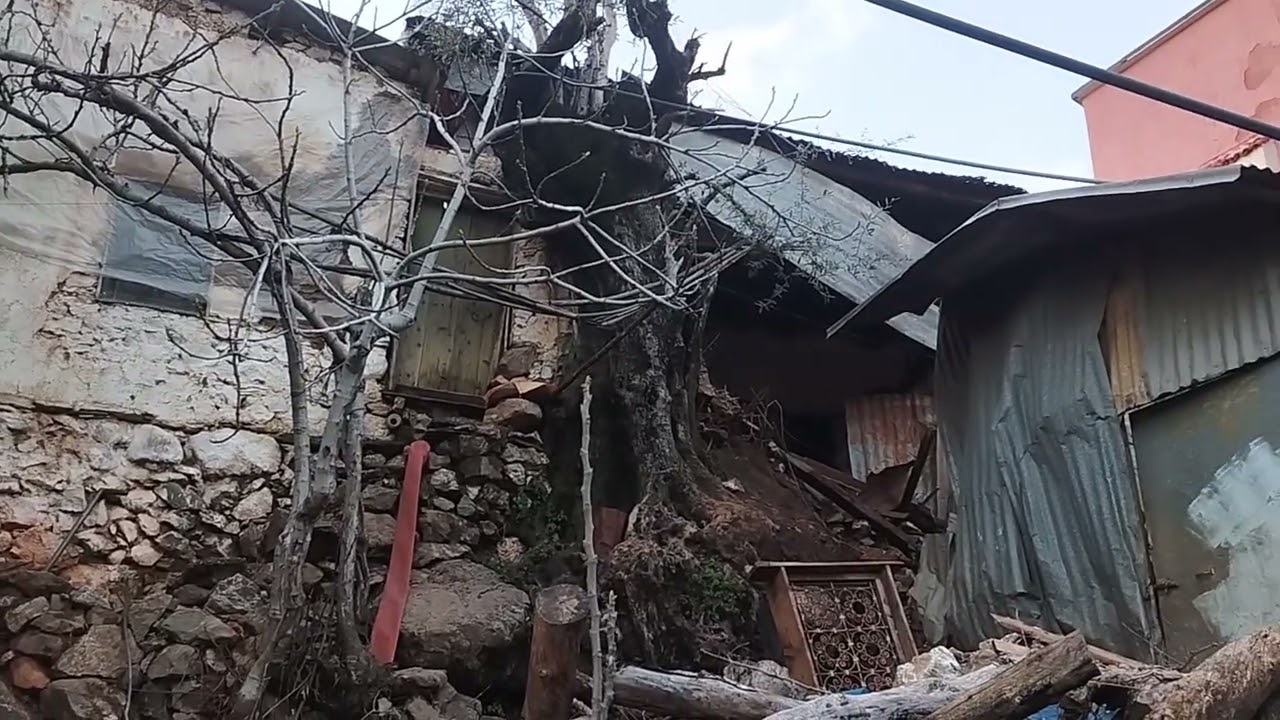 لحظه الغروب على جبال اكمضان تغزوت قبيل المغرب بنصف ساعه رمضان 