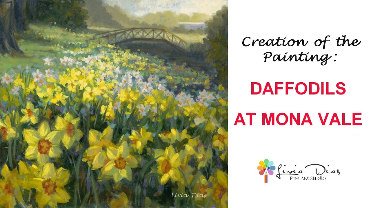 Painting Daffodils - Spring Flowers in Oil