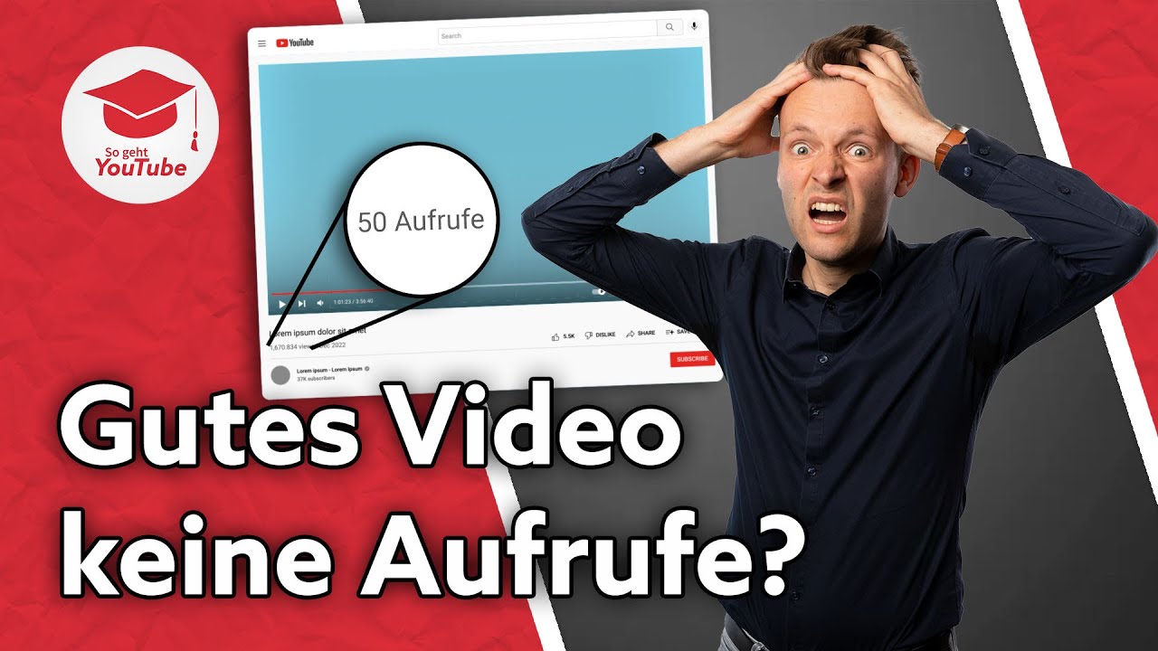 Warum gro&szlig;artige YouTube-Videos oft keine Aufrufe bekommen