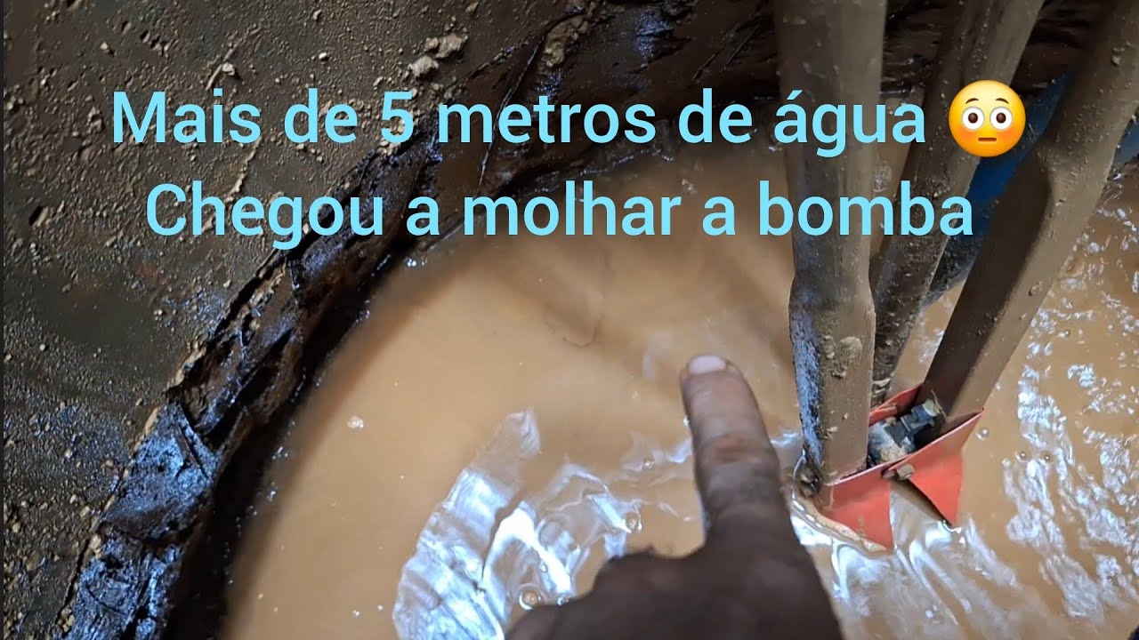Apareceu mais mina no poço cisterna para irrigação 