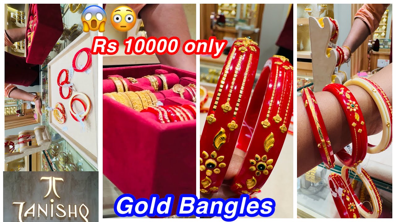 😳😱Rs 10000 only gold bangle design | 0.6gm onwards gold pola bangle designs | Pola bangle | Senco