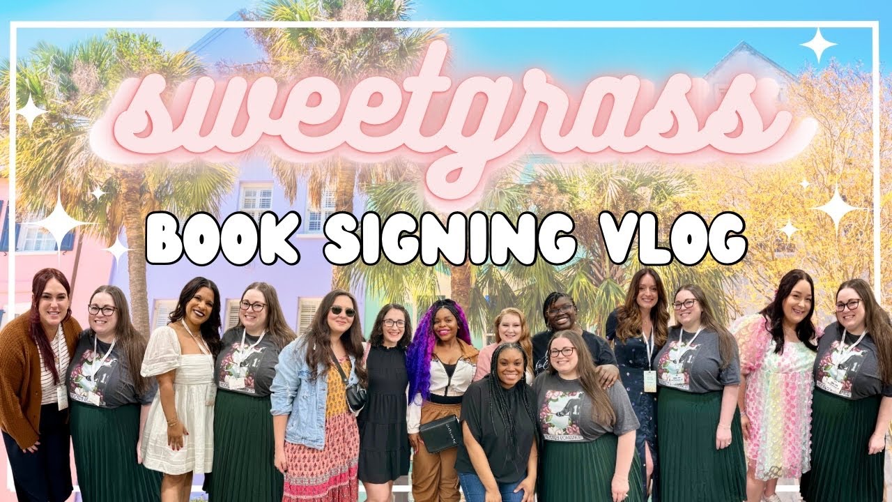 Sweetgrass 2024 | romance book signing + travel vlog