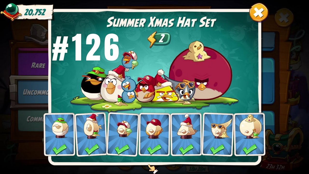 Angry Birds 2 #126 | SUMMER XMAS HAT SET COMPLETE!
